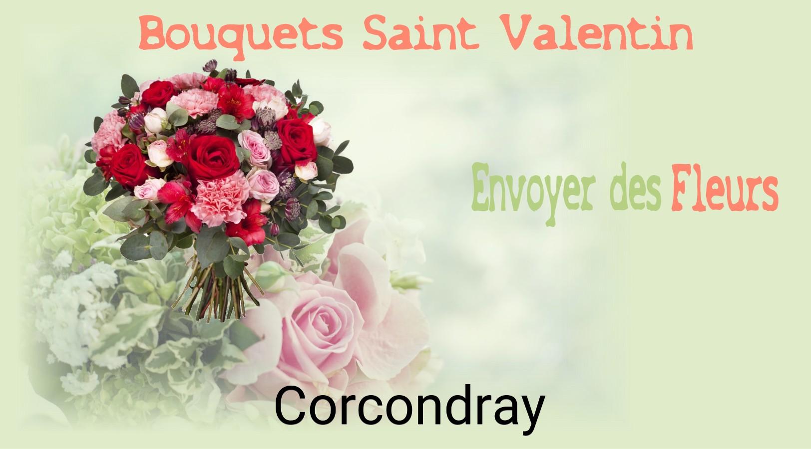 Roses de Saint-Valentin livrées à Corcondray